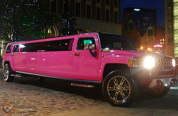 Pink Limo Hire Stafford